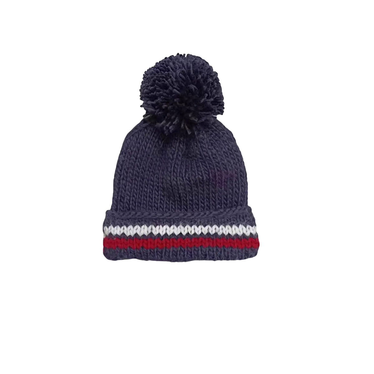 Navy Hand Knit Ski Hat