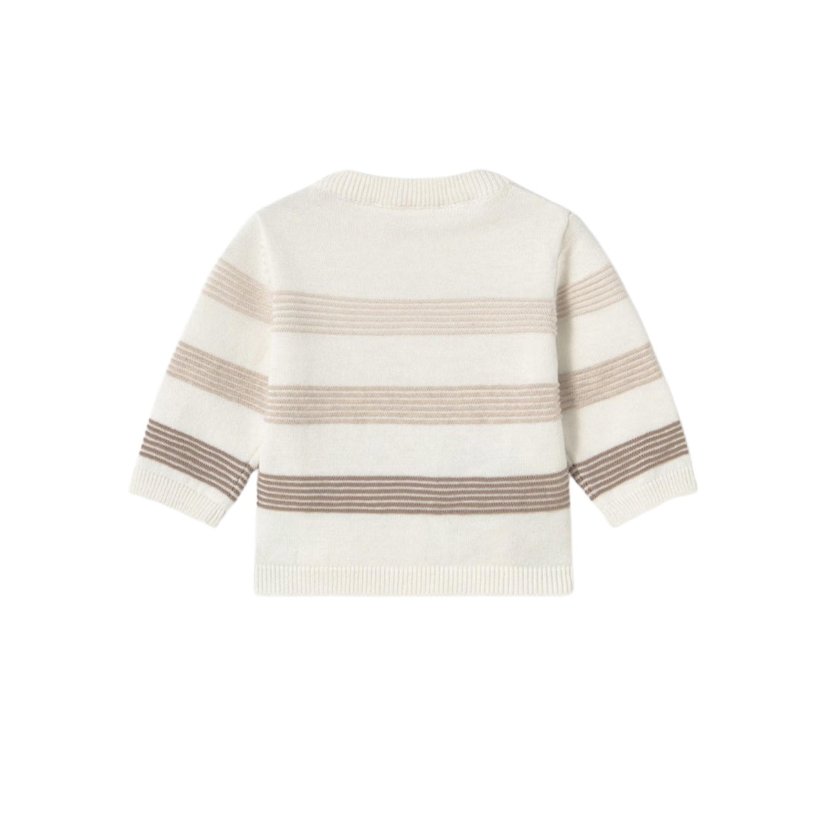 Baby Boy Latte Stripe Sweater