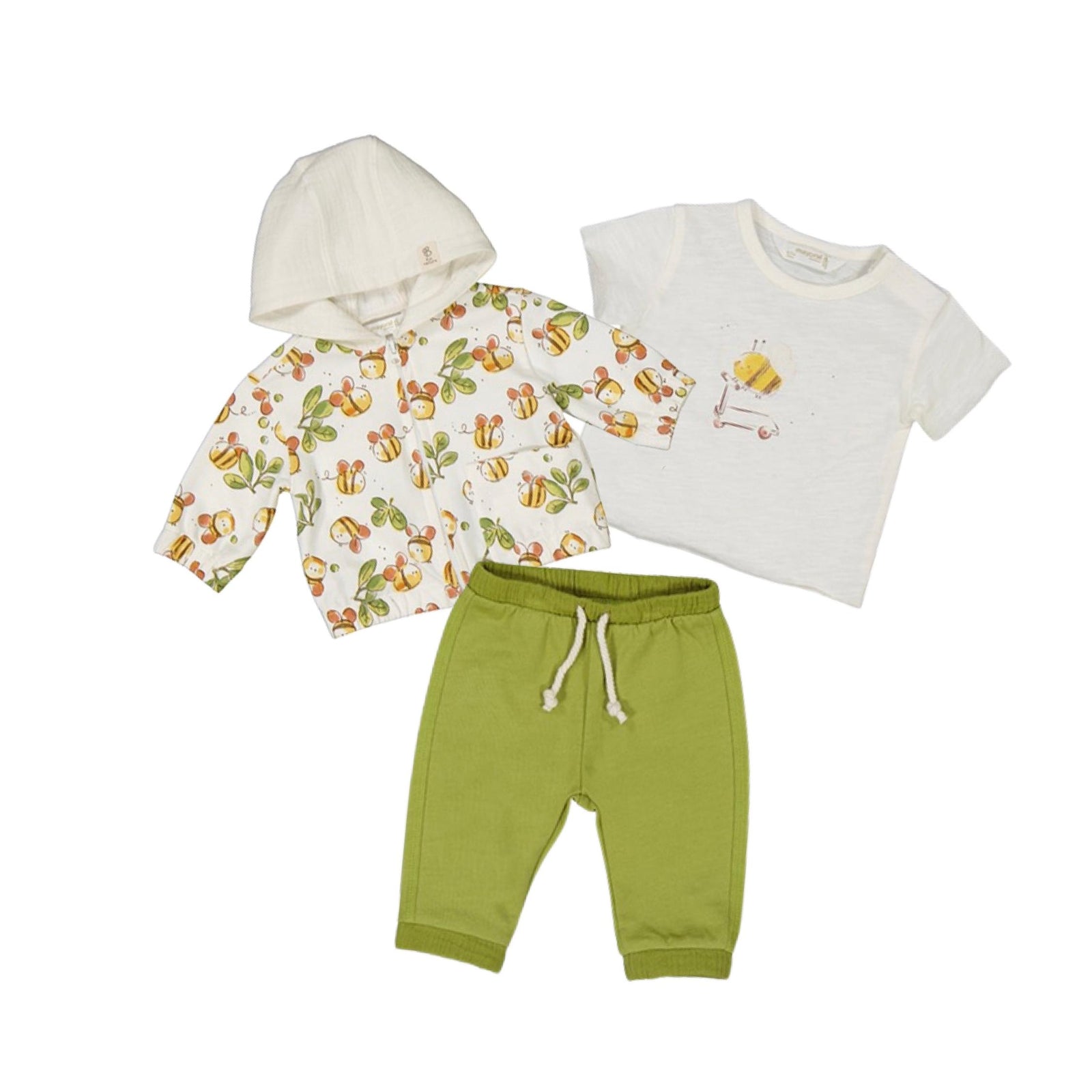 Baby Boy Bee Happy 3-Piece Tracksuit