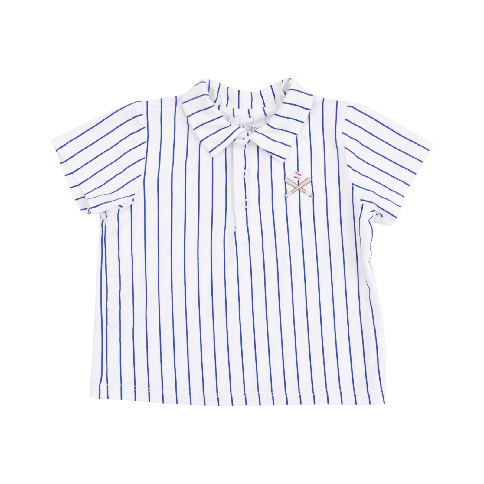Baseball Stripe Polo With Everyday Short Set