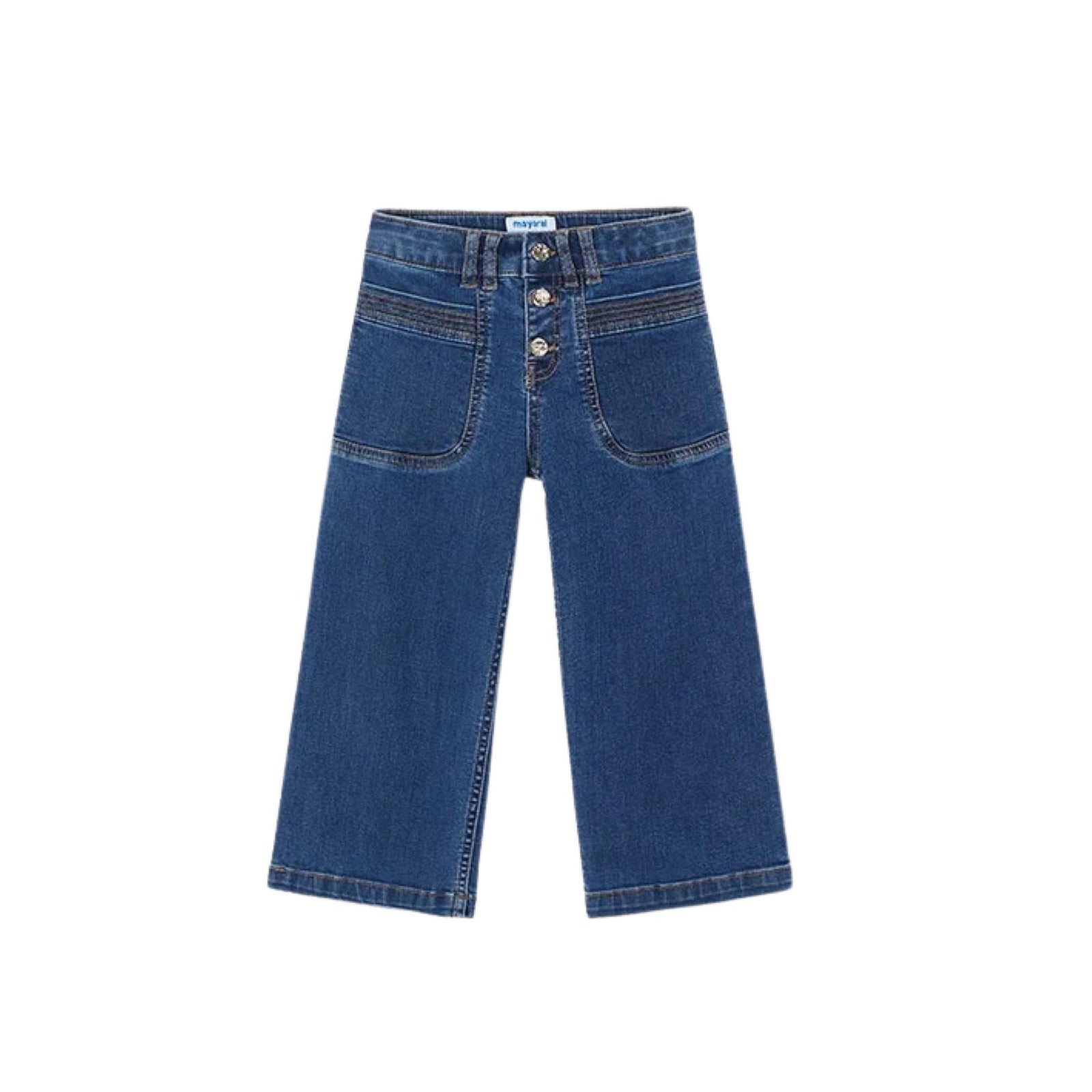 Wide Leg Girl’s Denim Pant
