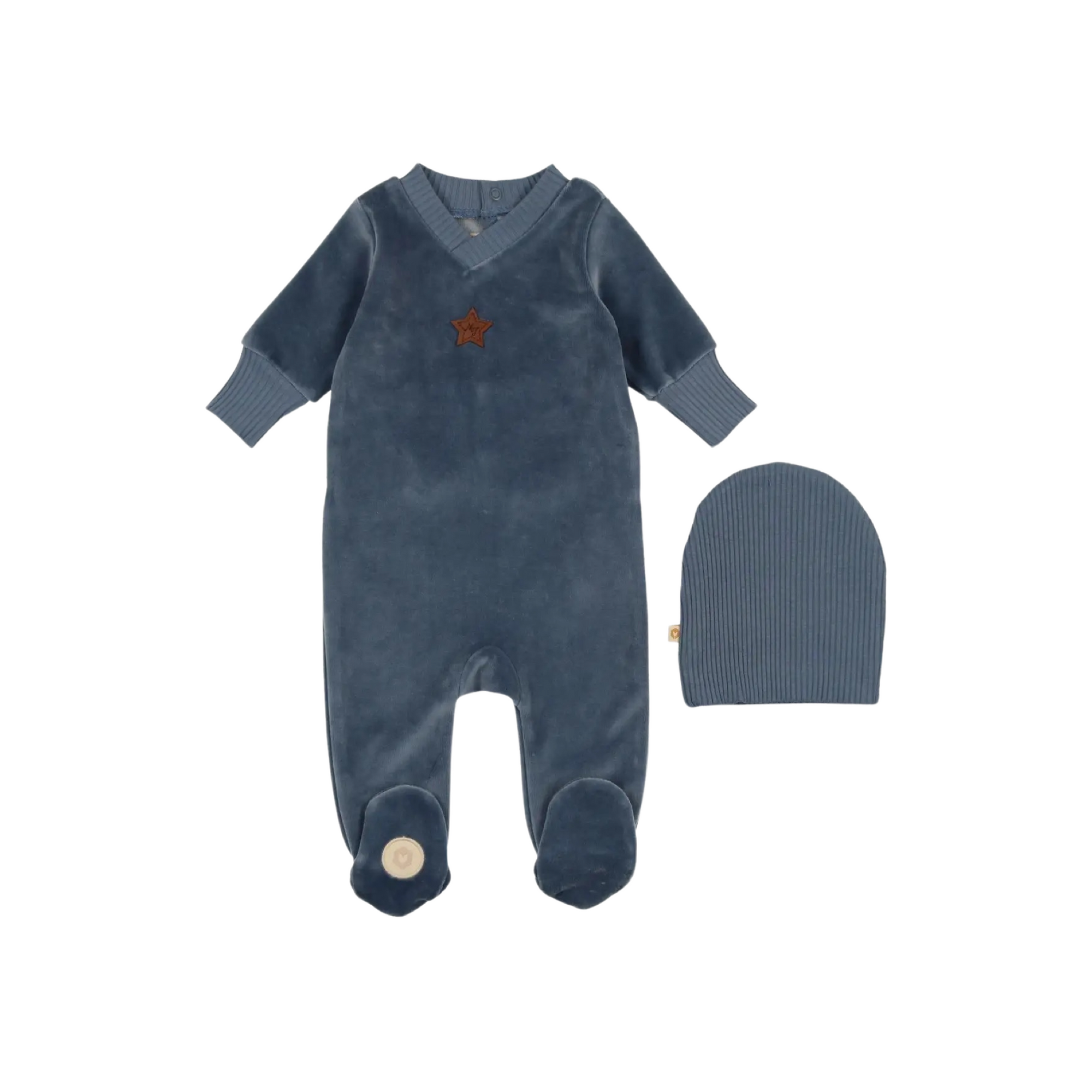 Starring Collection Blue Footie & Hat