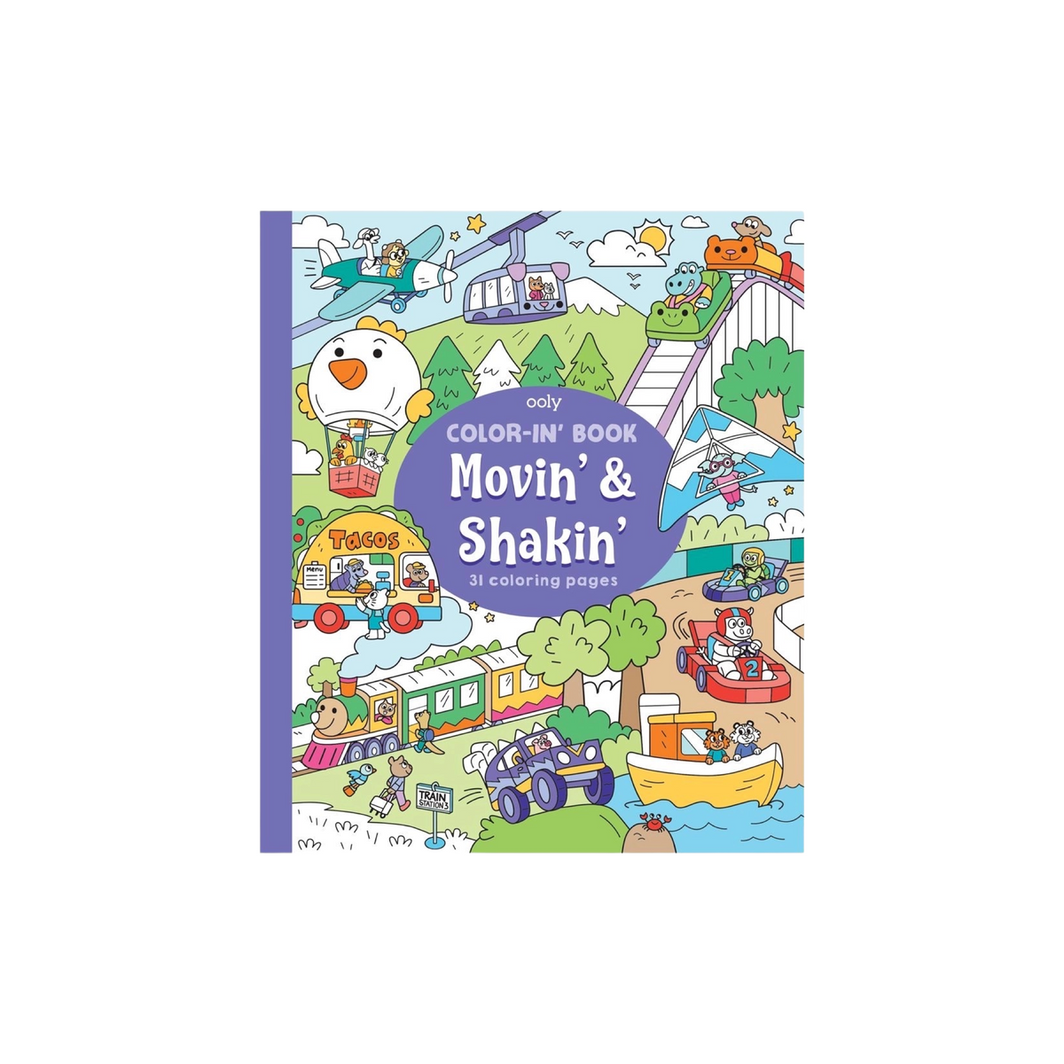 Movin&#39; &amp; Shakin&#39; Color-In Book