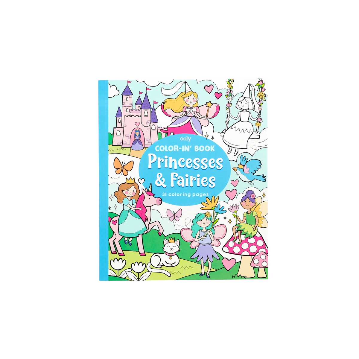 Princess &amp; Fairies Color-In Book