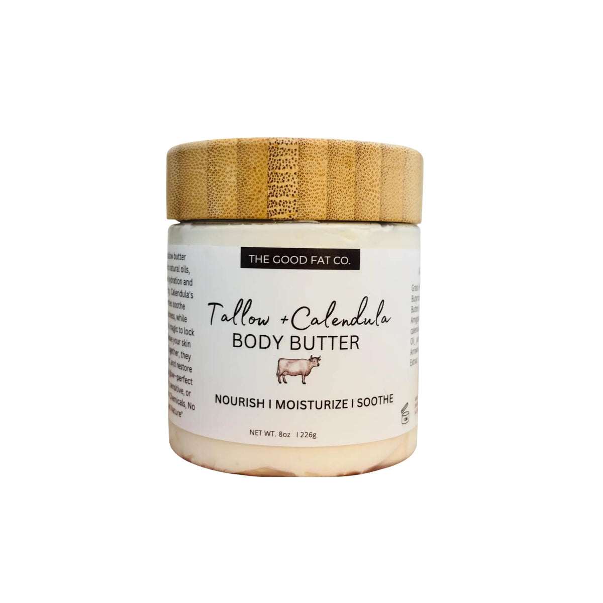 Lavender + Patchouli Tallow Whipped Body Butter