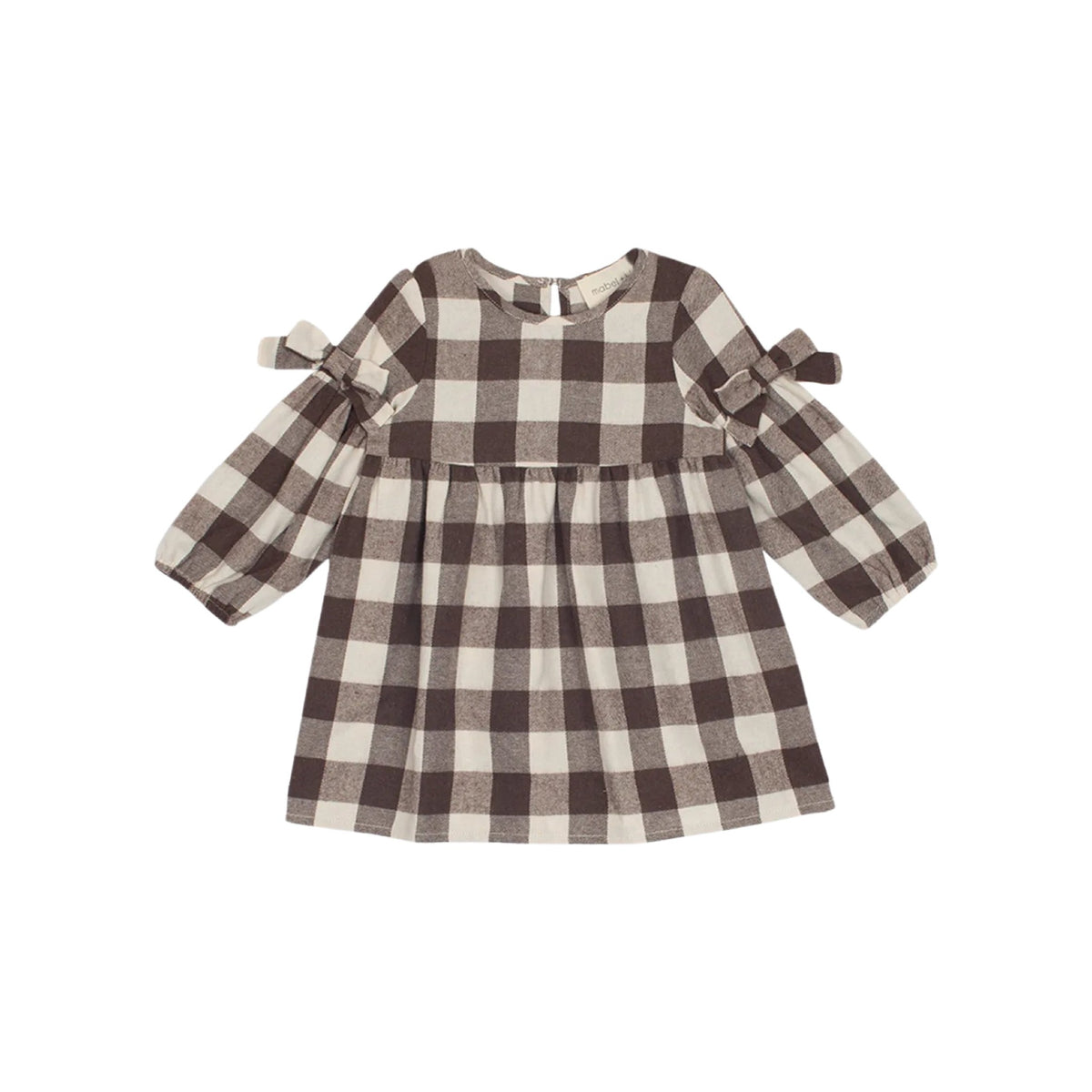 S’mores Brown &amp; Ivory Plaid Dress