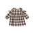 S’mores Brown & Ivory Plaid Dress