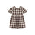 S’mores Brown & Ivory Plaid Dress