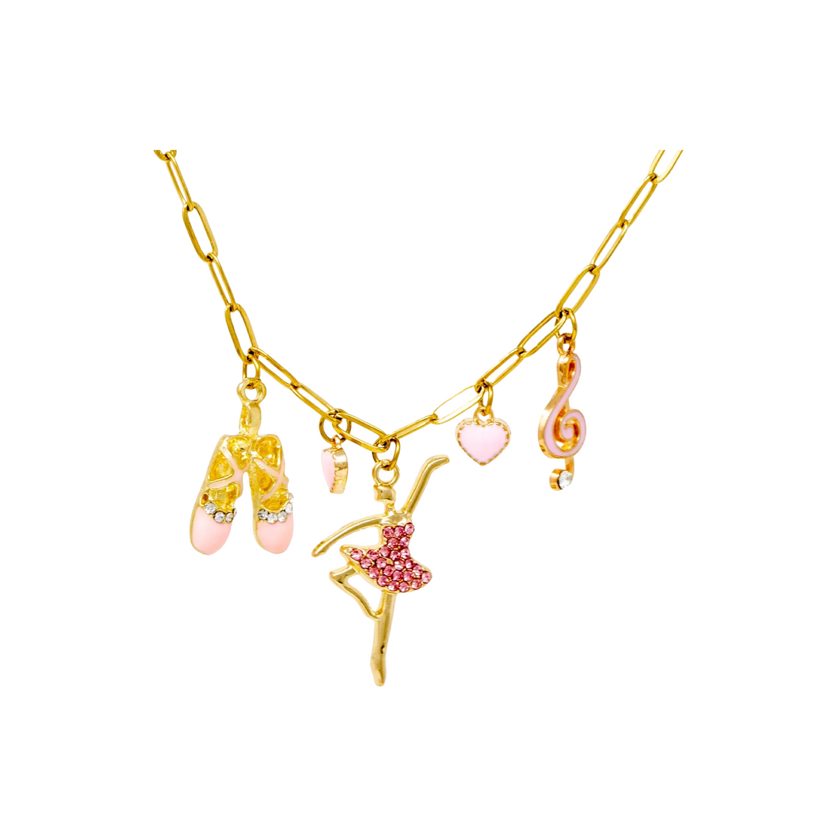 Ballet Multi Charm Necklace