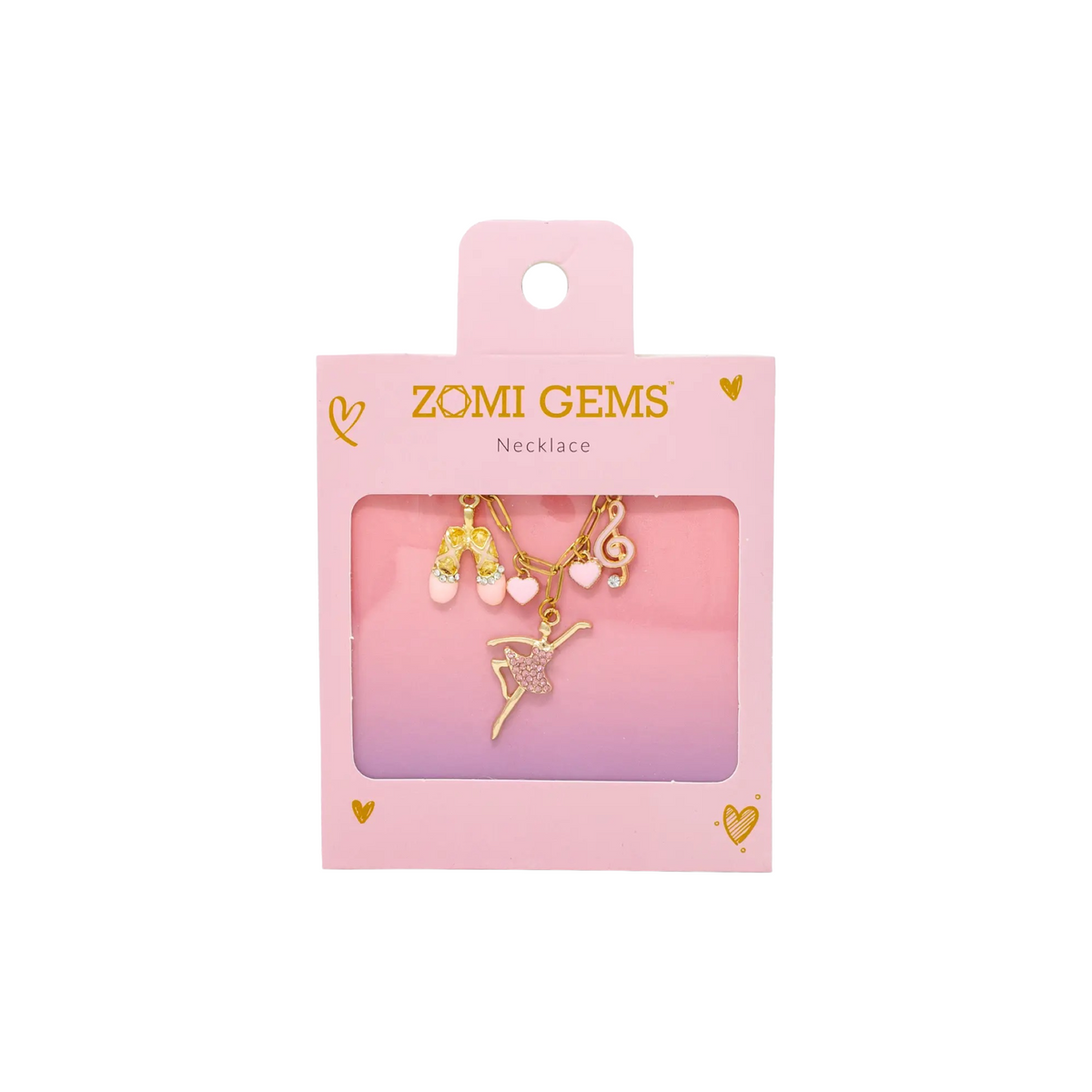 Ballet Multi Charm Necklace