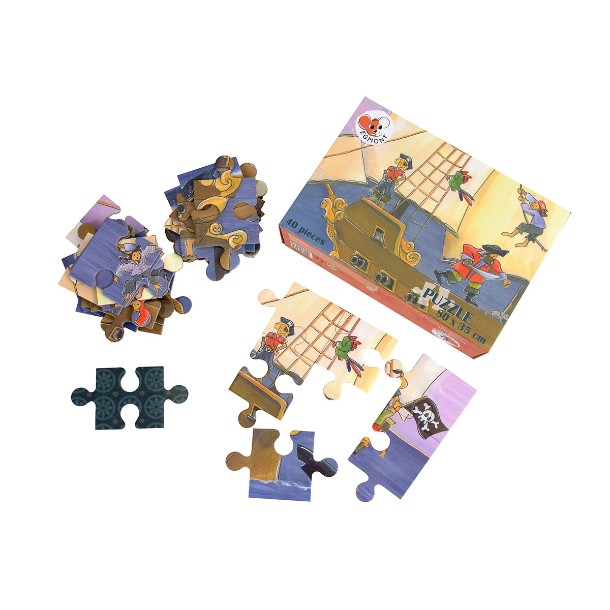 40-Piece Floor Pirate Puzzle