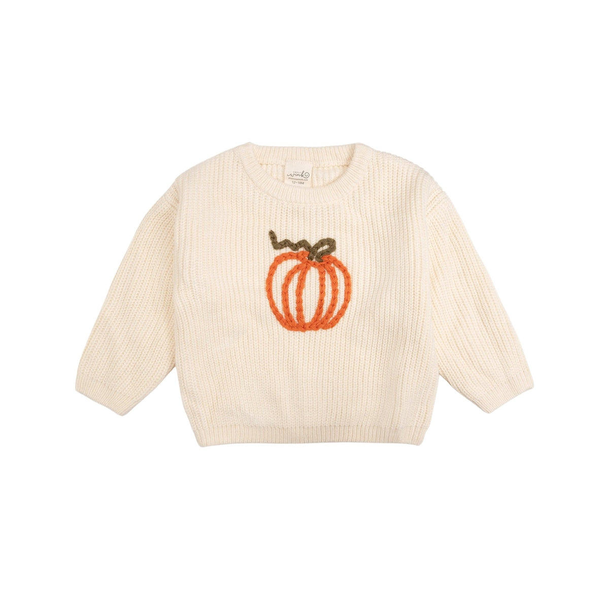 Pumpkin Yarn Motif Sweater