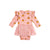 Blush Pink Pumpkin Print Tutu Bodysuit