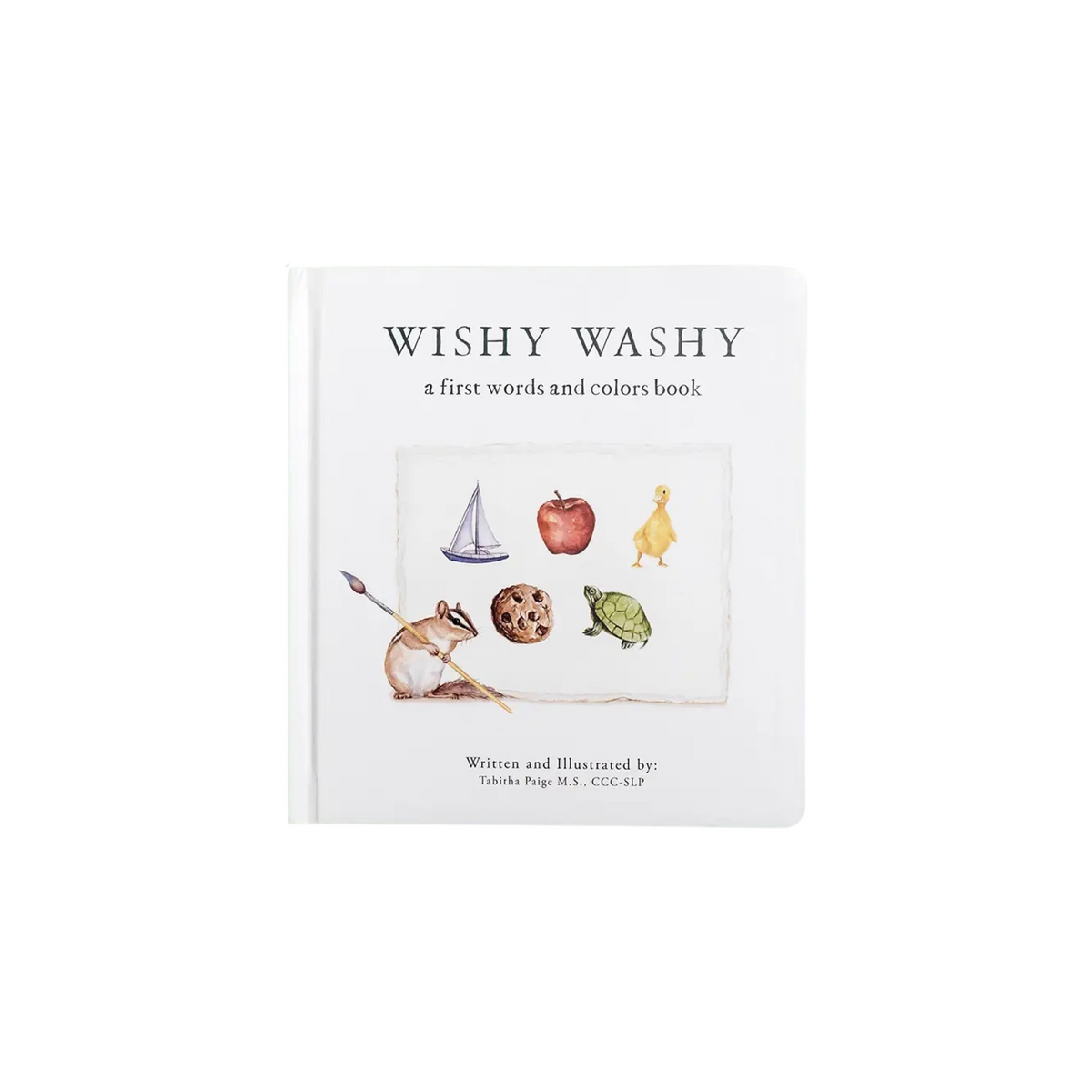 Wishy Washy: A Board Book Of First Words &amp; Colors