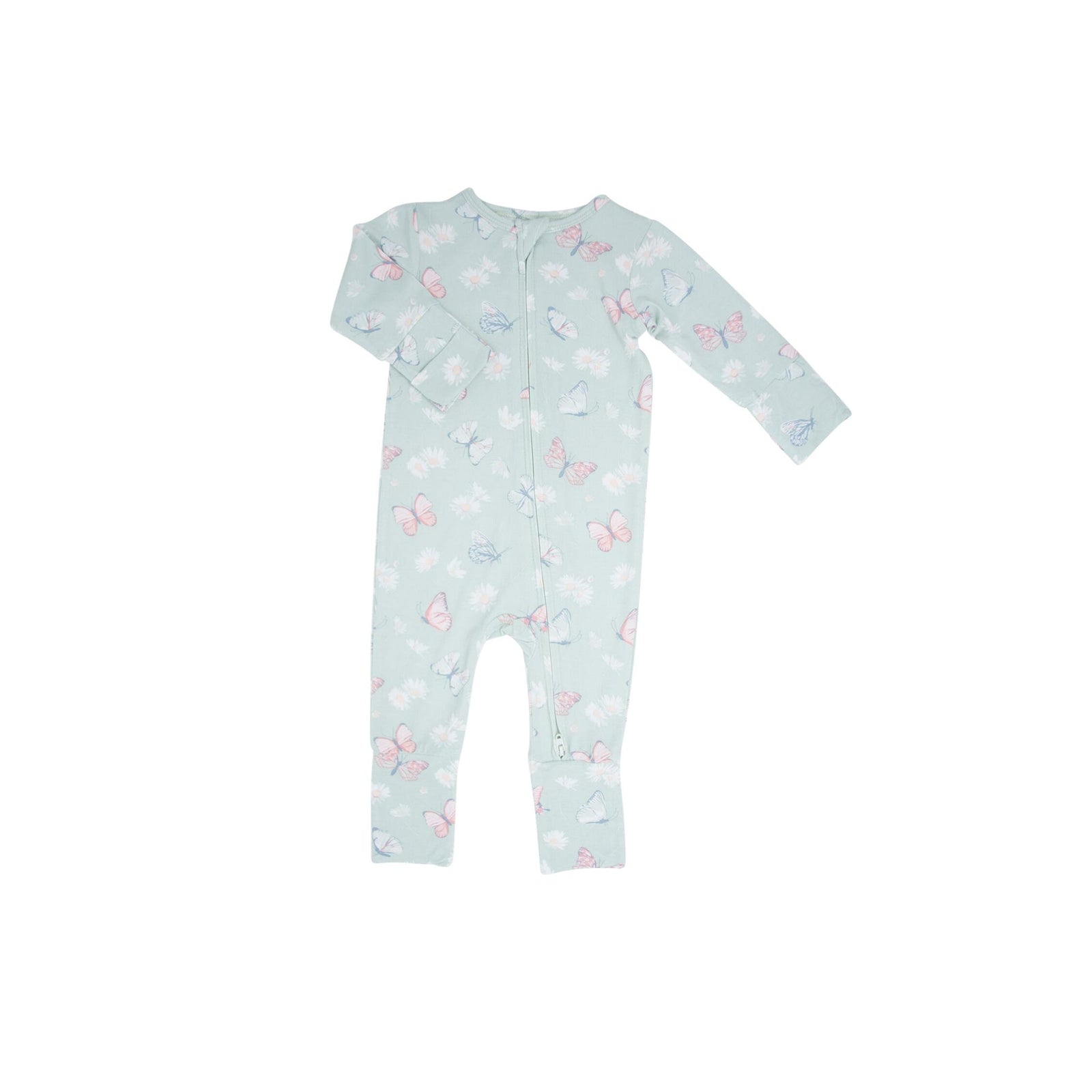 Butterfly Daisy Mint Convertible Romper