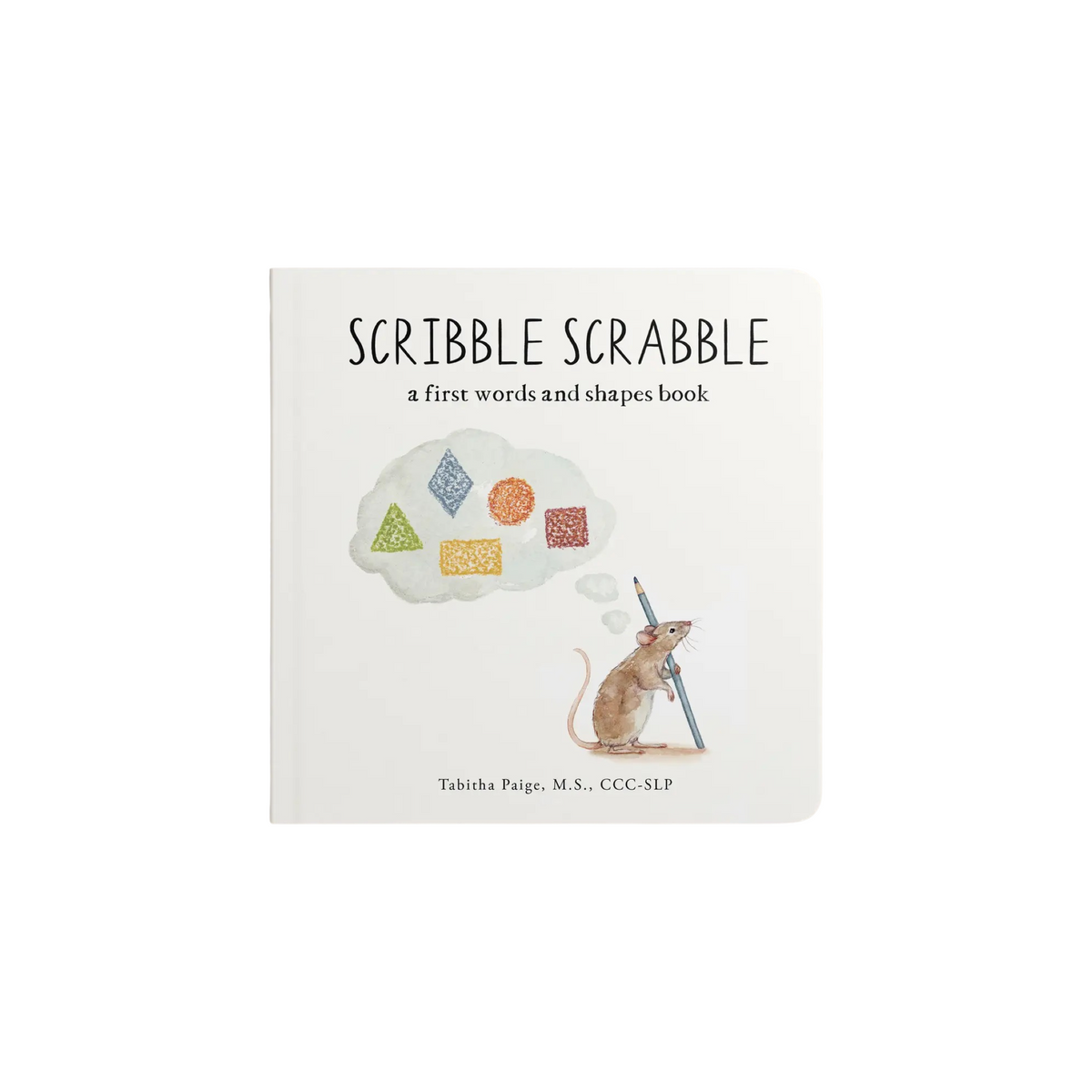 Scribble Scrabble First Words Board Book