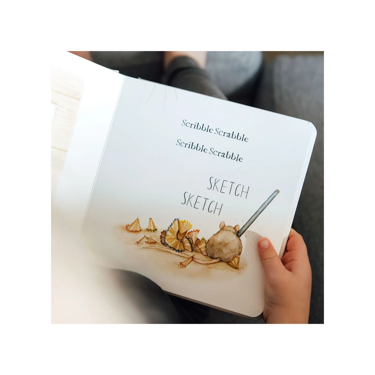 Scribble Scrabble First Words Board Book