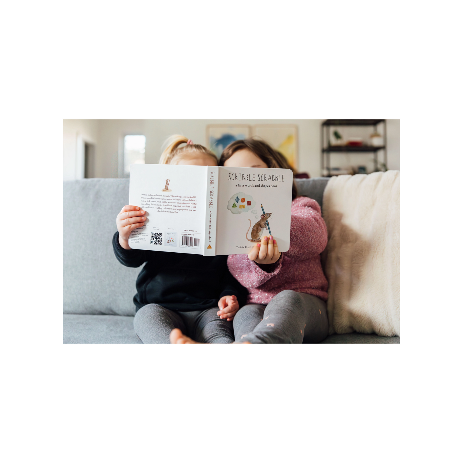 Scribble Scrabble First Words Board Book