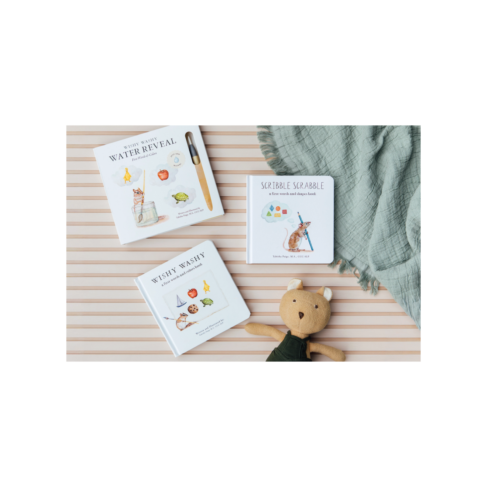 Scribble Scrabble First Words Board Book