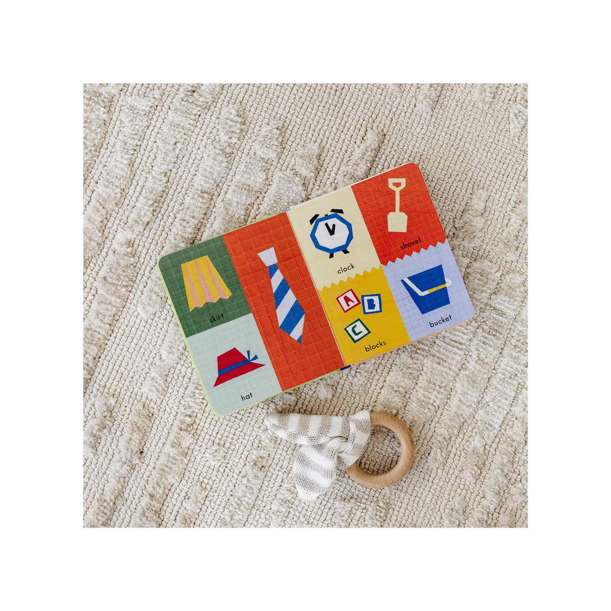 First Words With Cute Quilted Friends Book