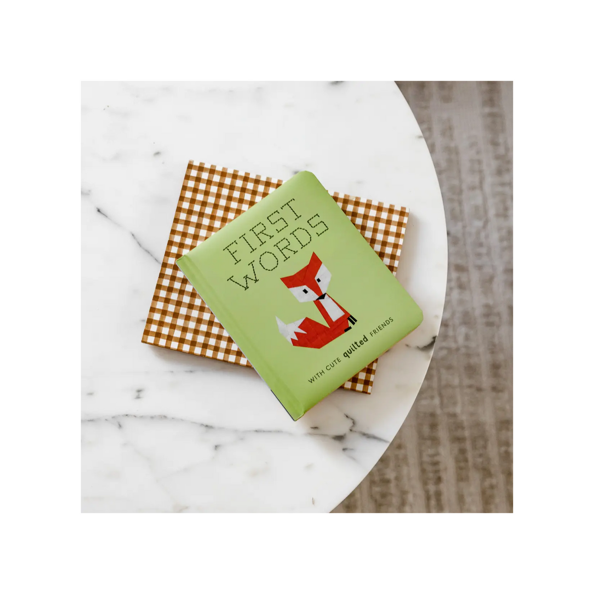 First Words With Cute Quilted Friends Book