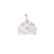 Bubbly Whale Pink Knotted Hat 0-3M