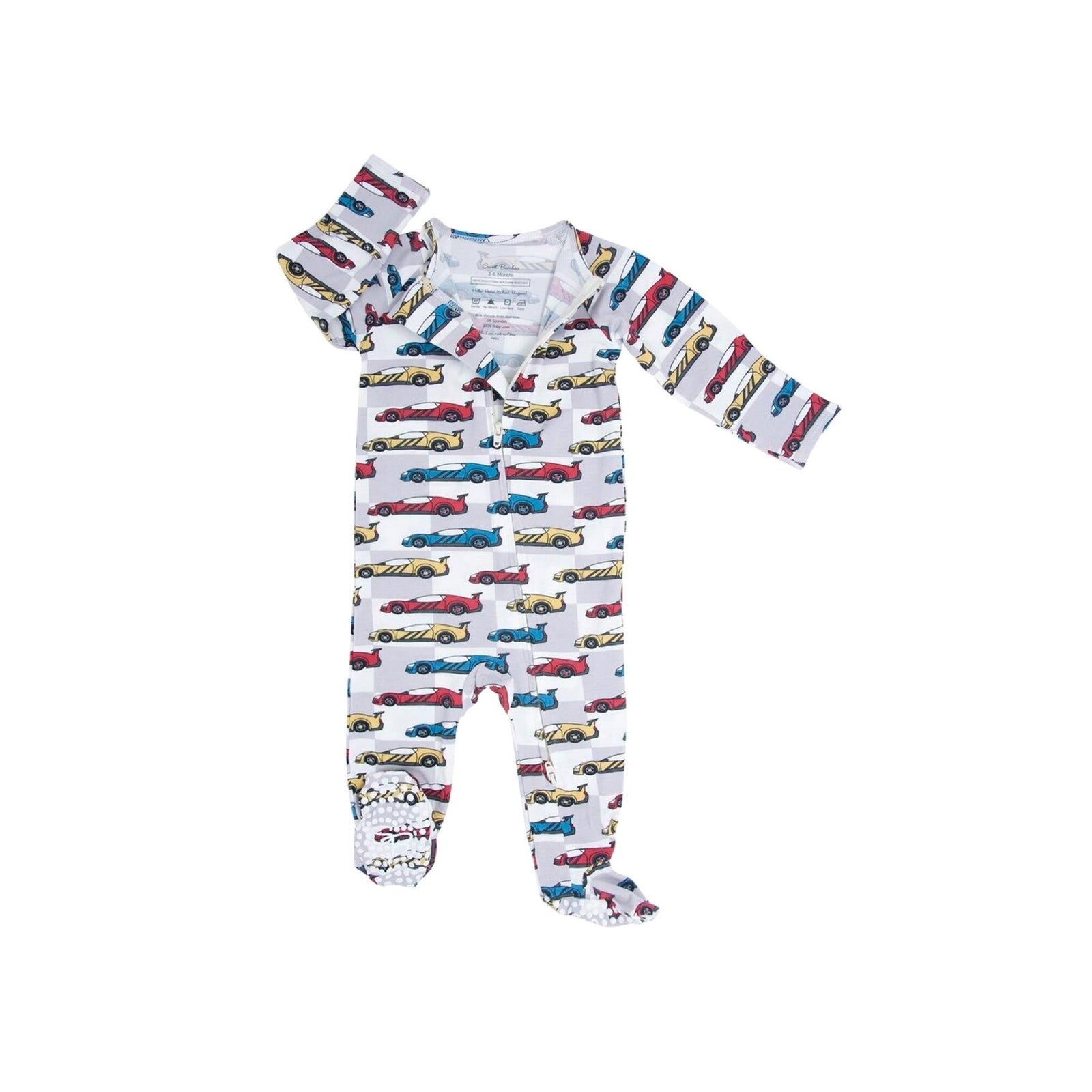 Matchbox Cars 2-Way Zipper Footie