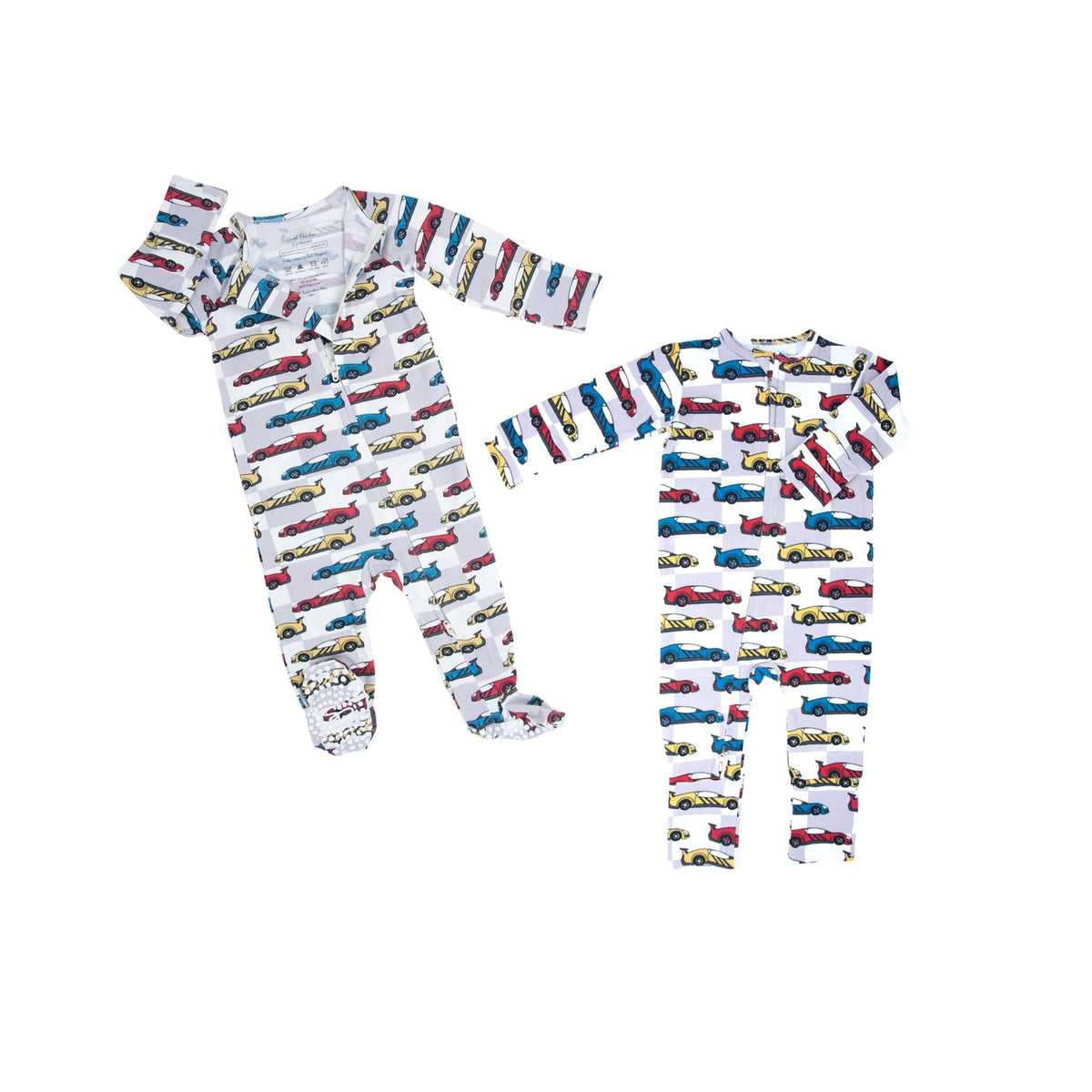 Matchbox Cars 2-Way Zipper Convertible Romper