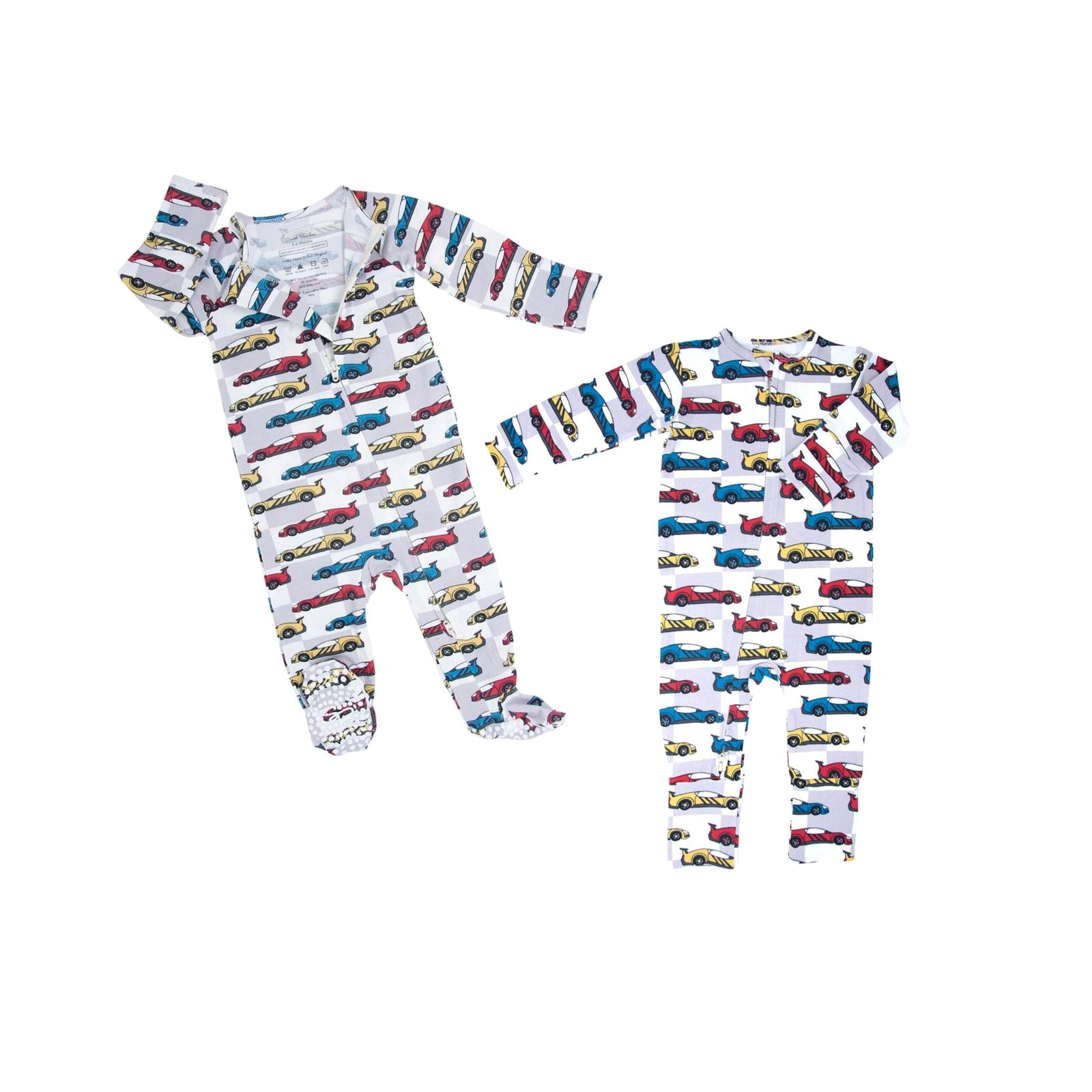 Matchbox Cars 2-Way Zipper Convertible Romper