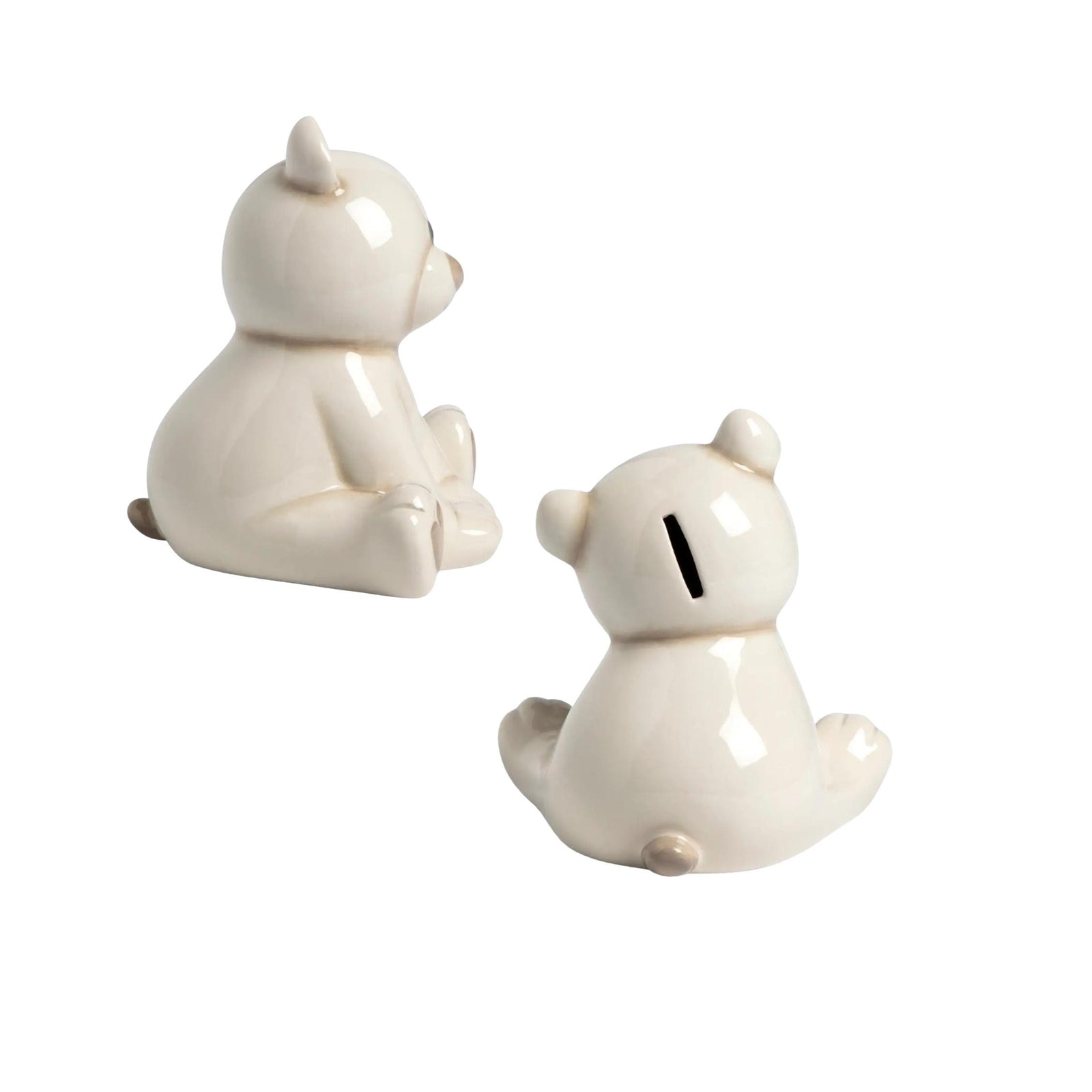 Neutral Teddy Bear Bank