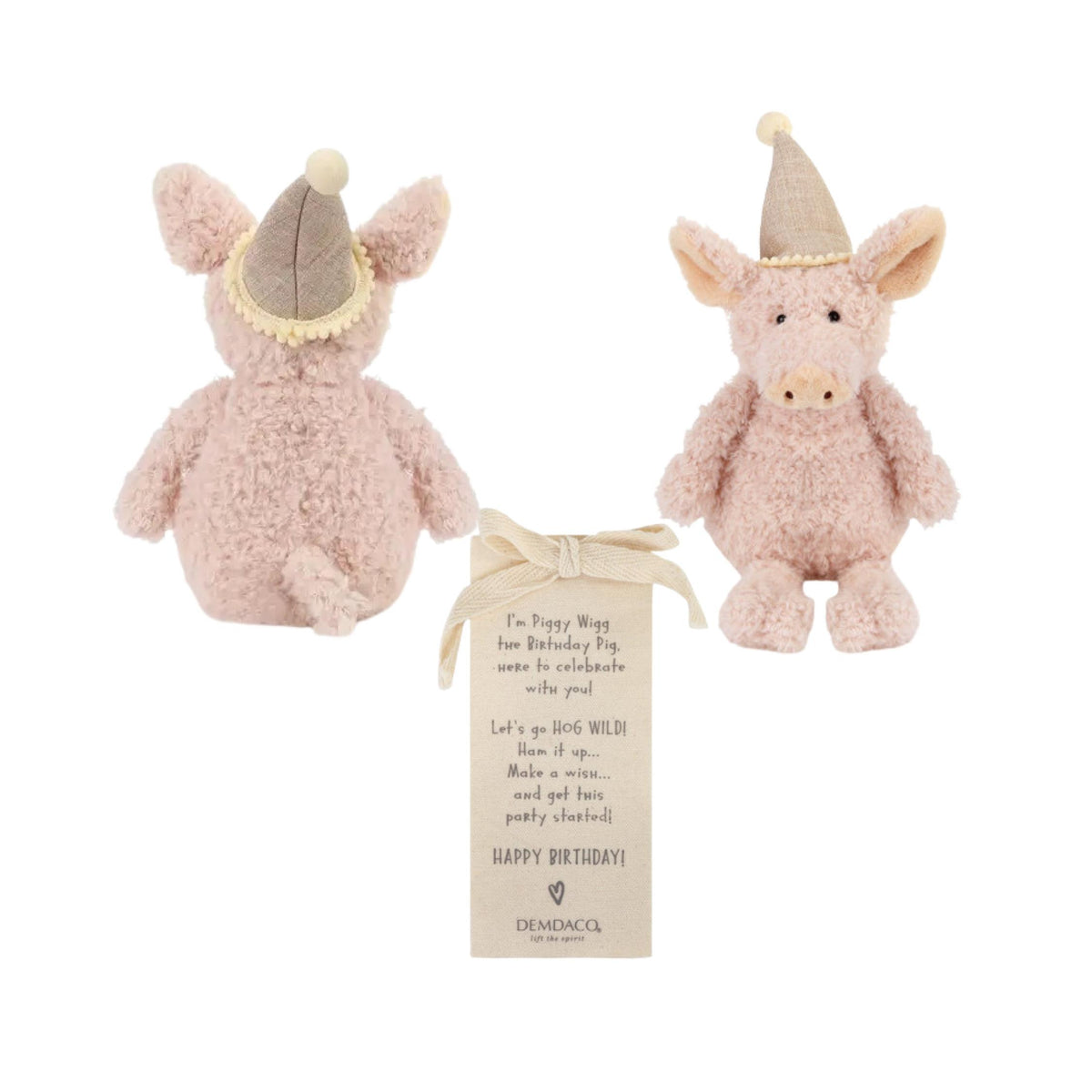 Piggy Wigg Birthday Pig Plush