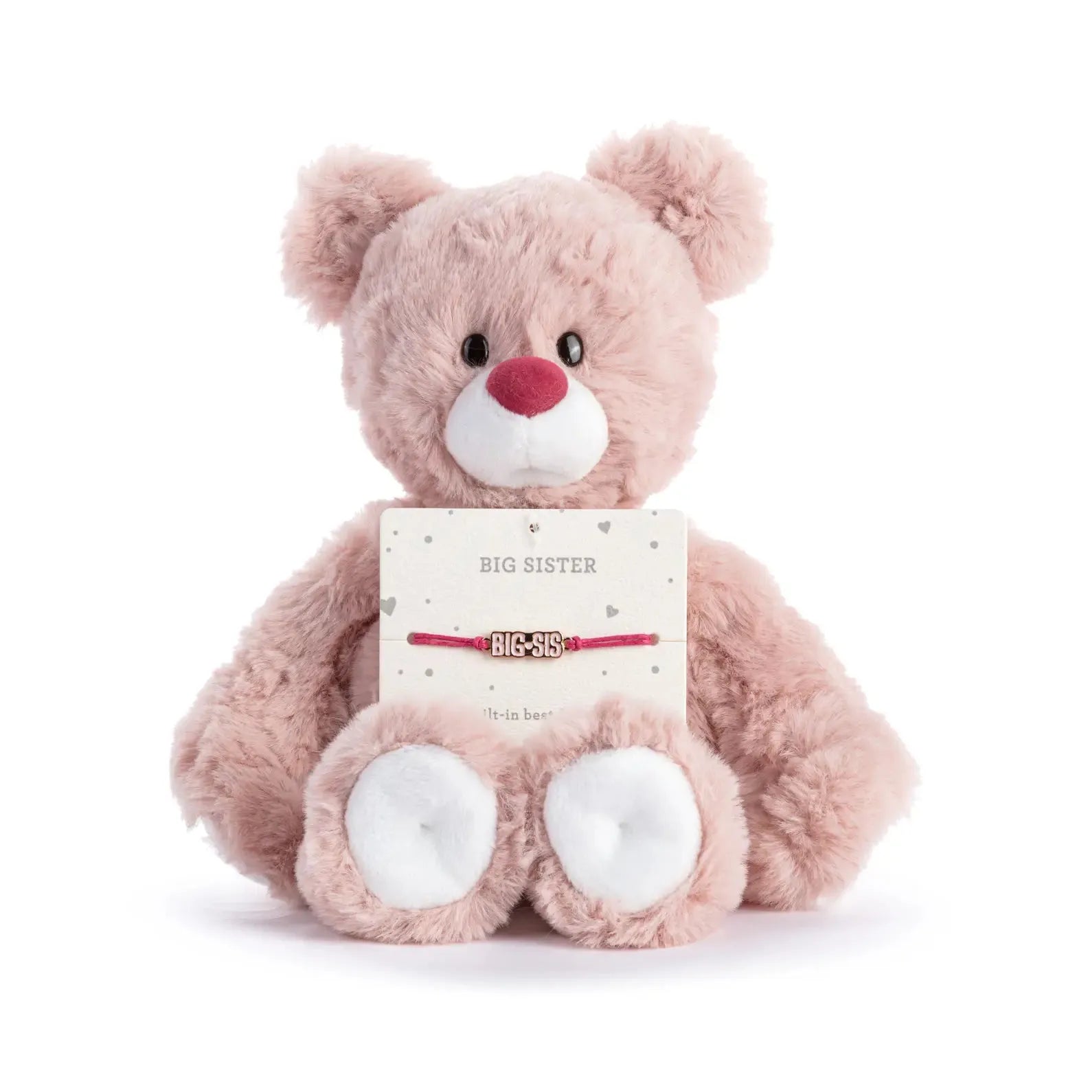 Big Sis & Big Bro Plush Bear with Bracelet