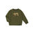 Green Bear Motif Sweater