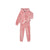 Rose Pink Corduroy Girls 2-Piece Tracksuit