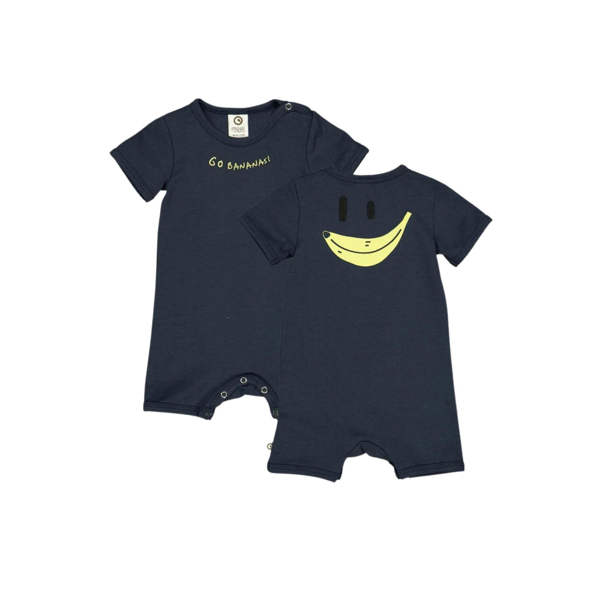 Happy Banana Graphic Romper