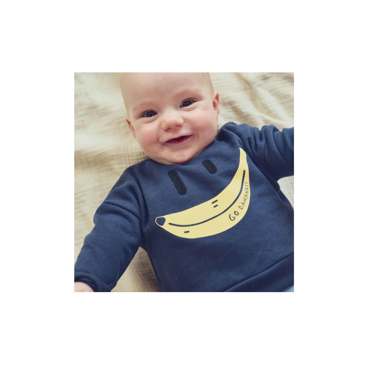 Happy Banana Baby Sweatshirt