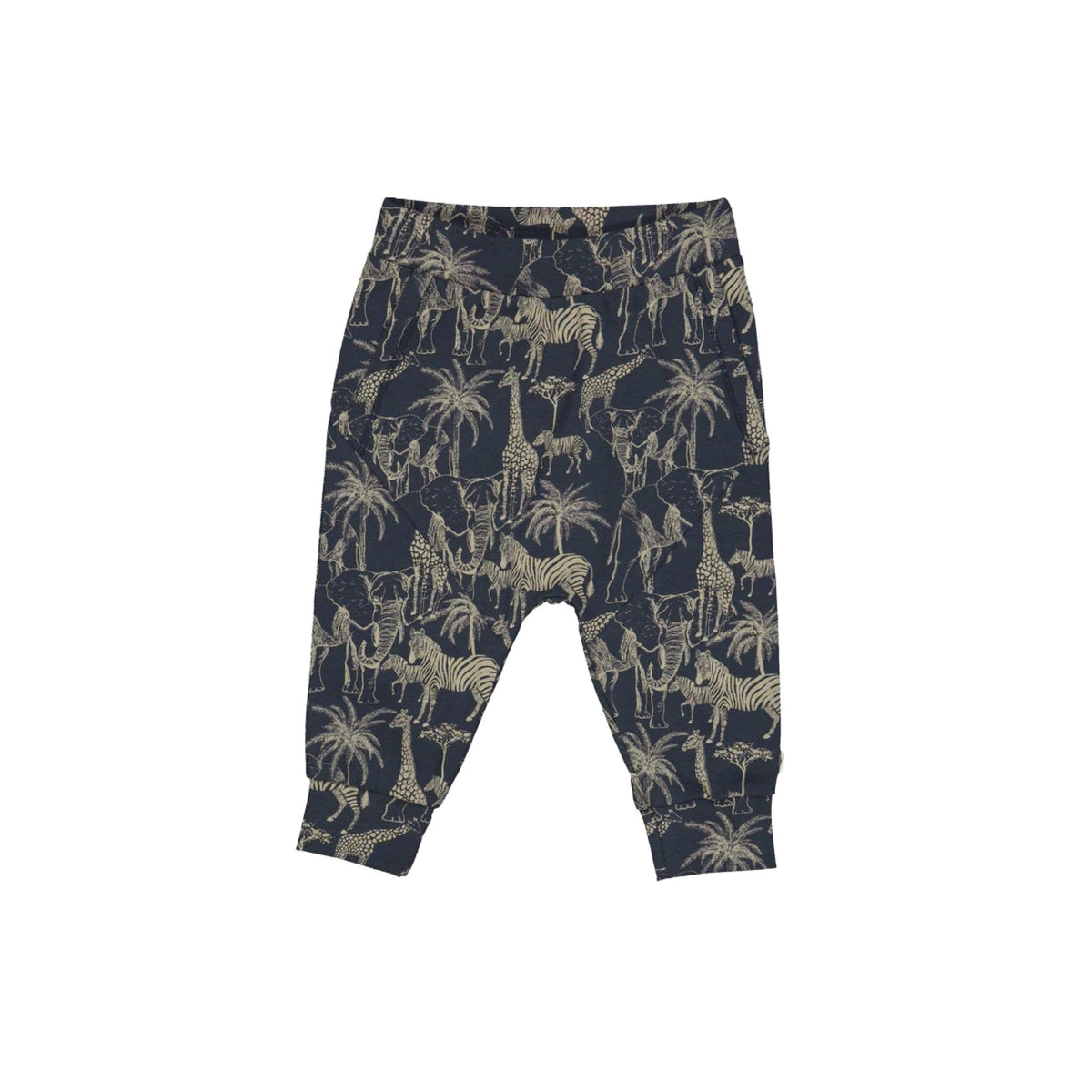 Safari Print Night Blue Pant