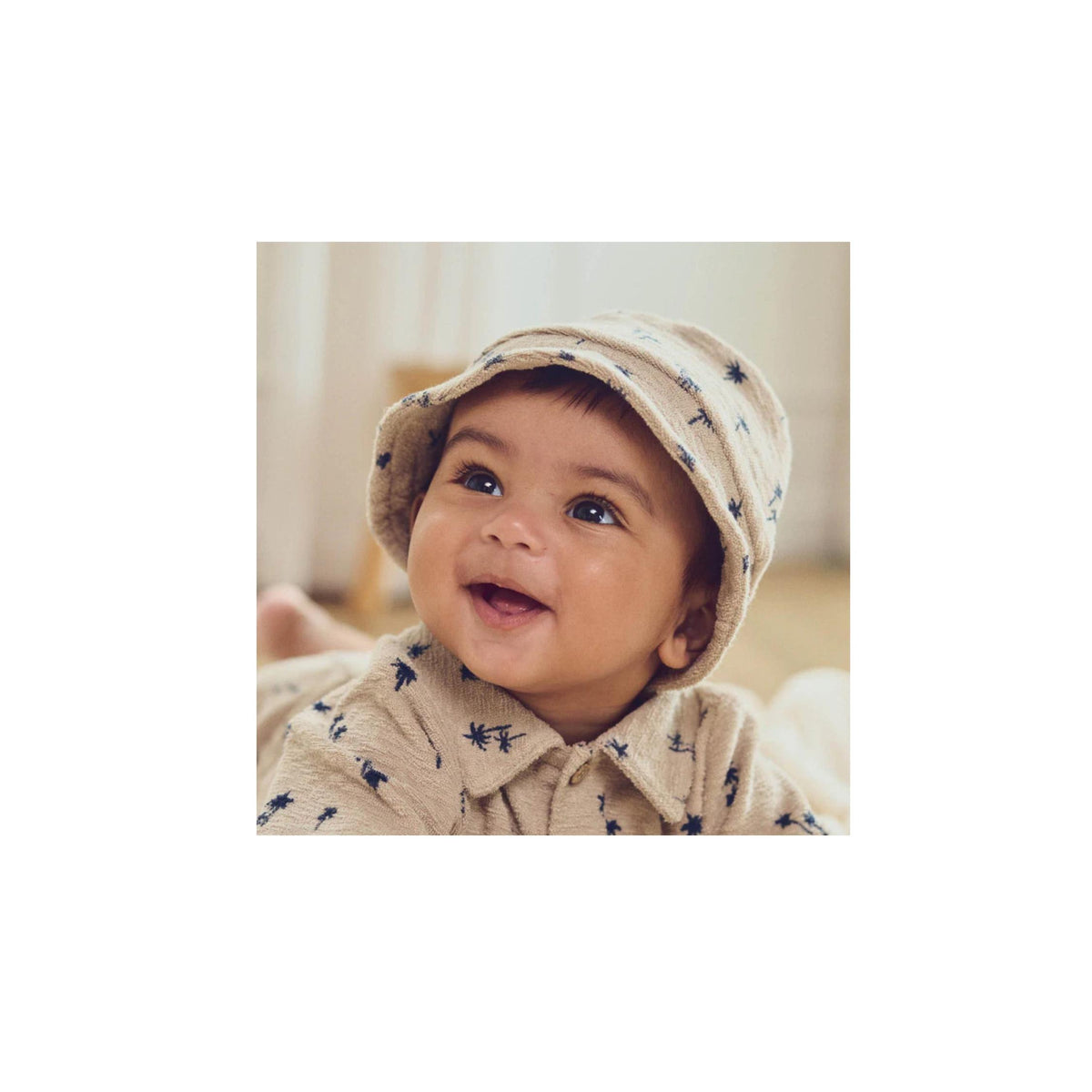 Palms Print Baby Bucket Hat