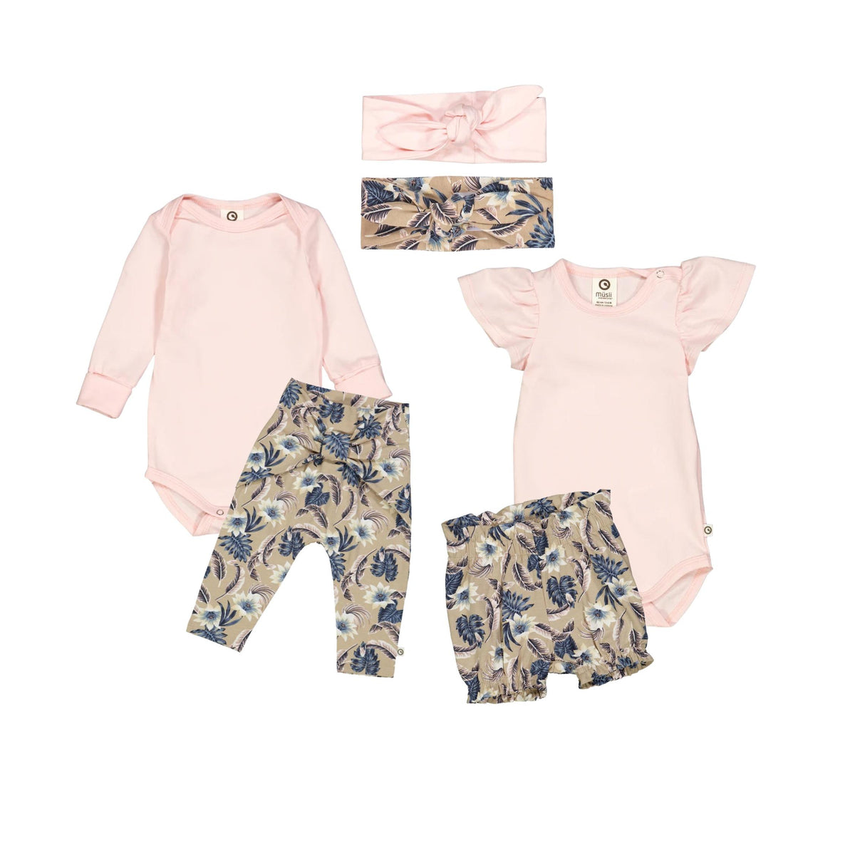 Lily Body Suit & Bow Pant Set