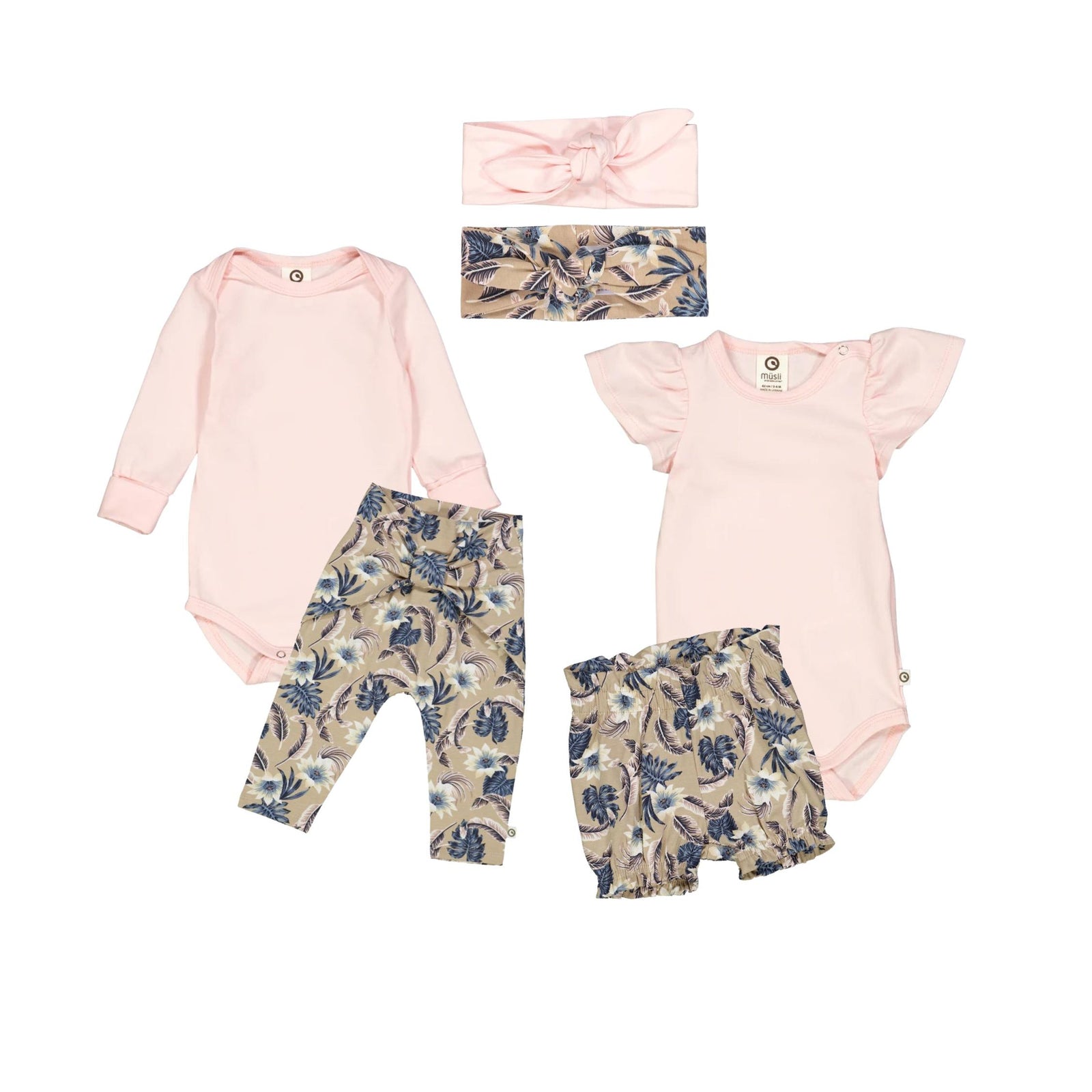 Lily Body Suit & Bow Pant Set