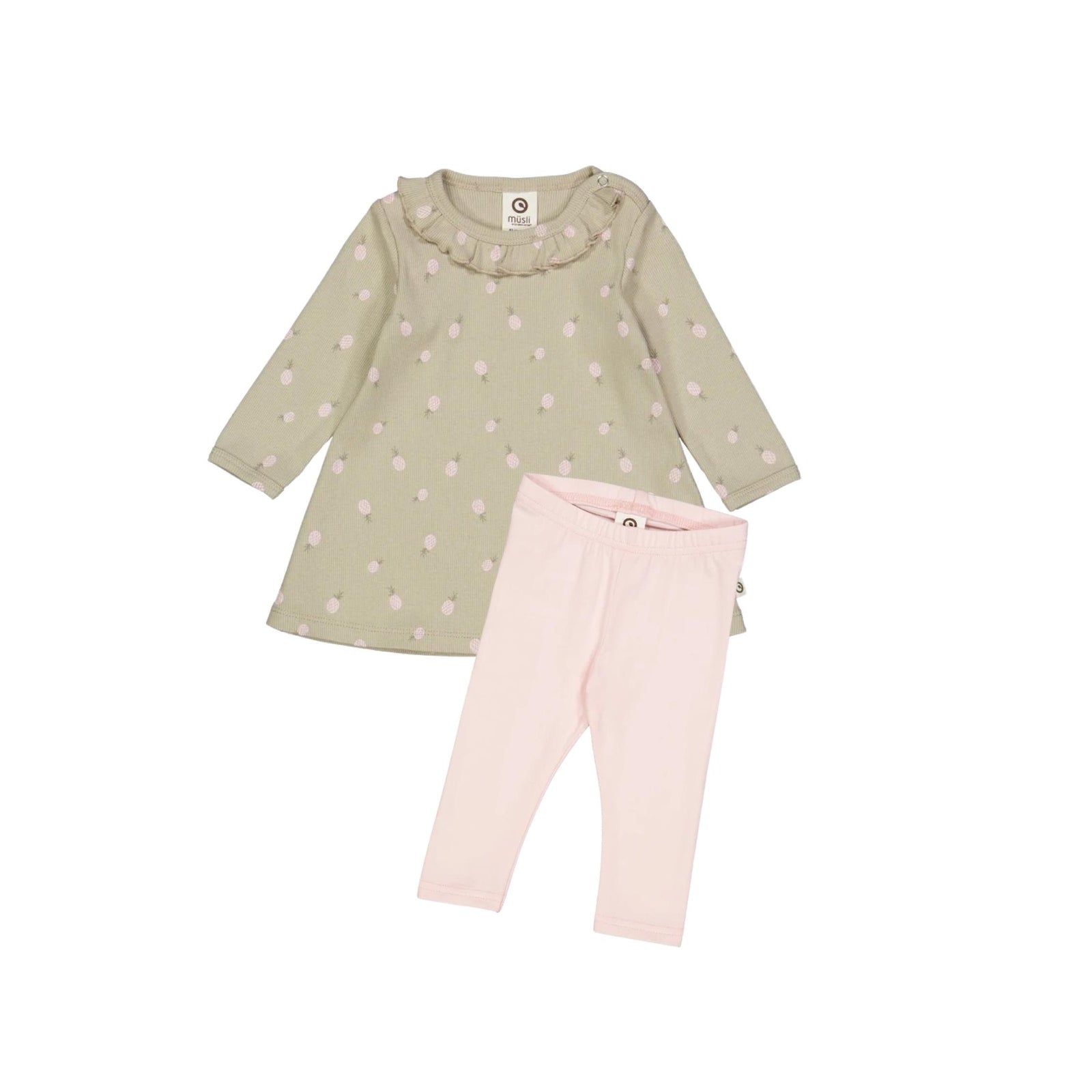Pink Pineapple Baby Girl Tunic & Legging Set
