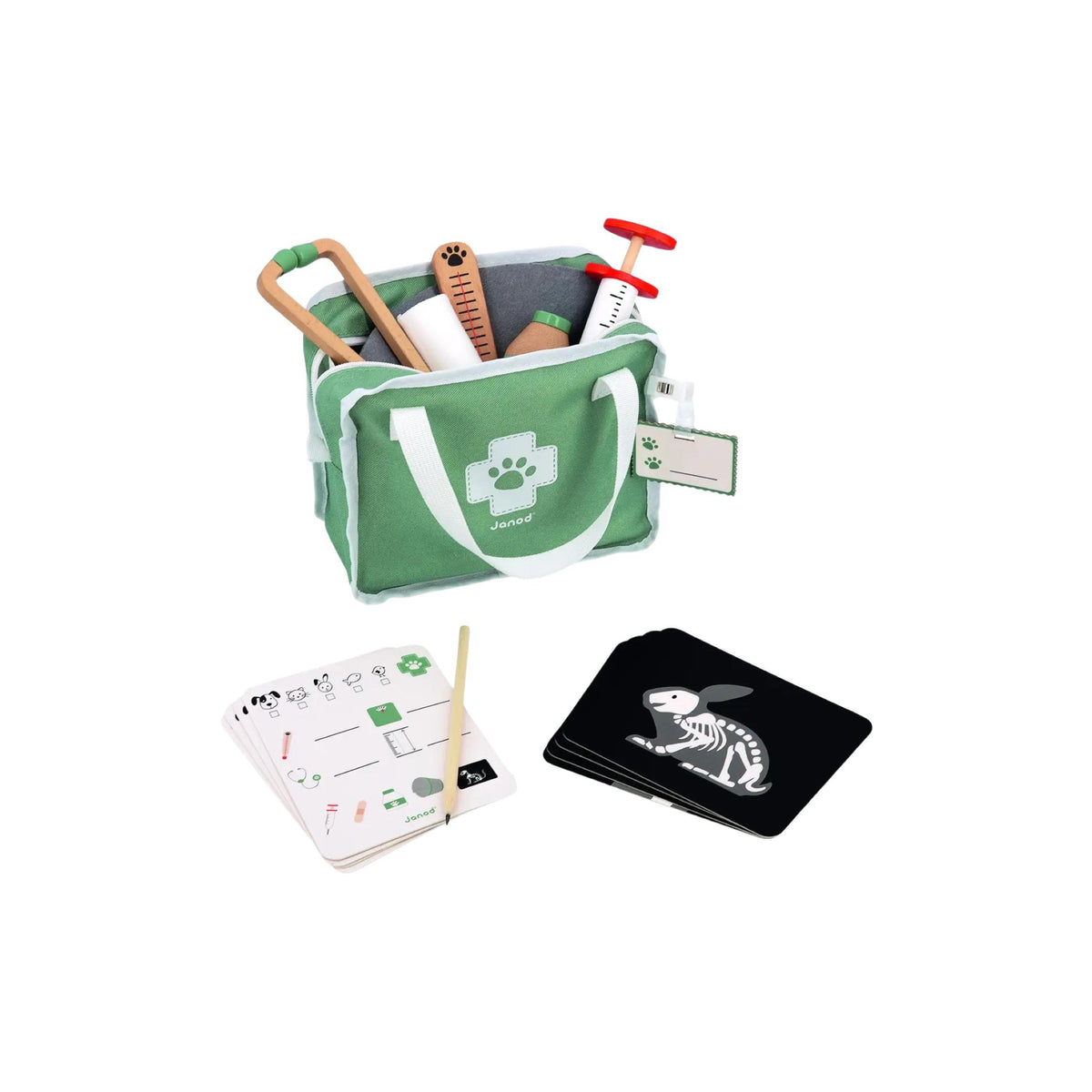 Pretend Play Wooden Vet Set