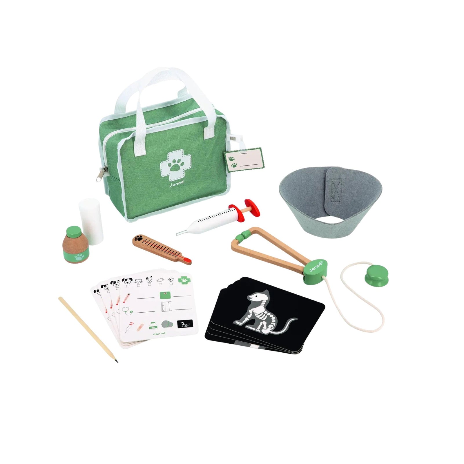 Pretend Play Wooden Vet Set