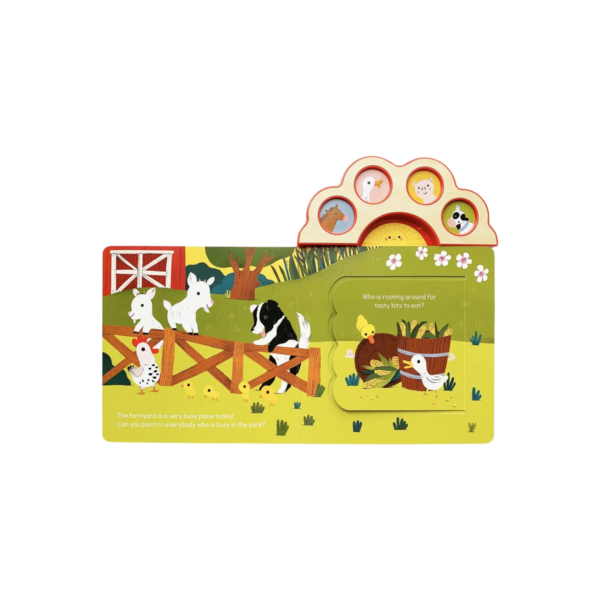Hello, Farm! Lift-A-Flap Animal Sound Book