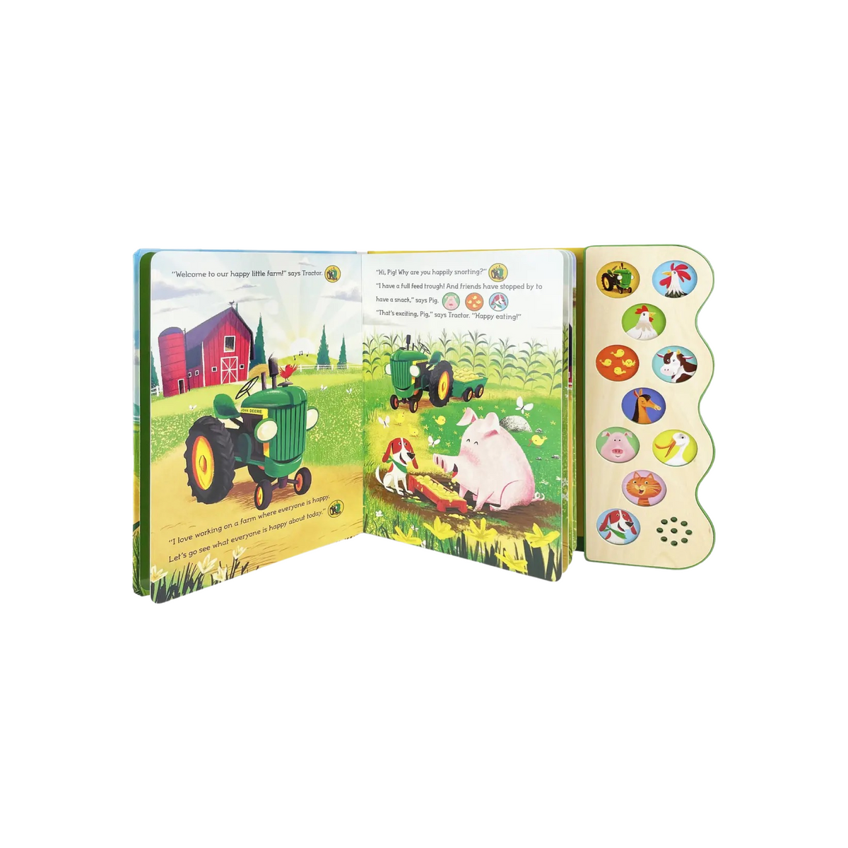 John Deere Happy Little Farm Sound Book