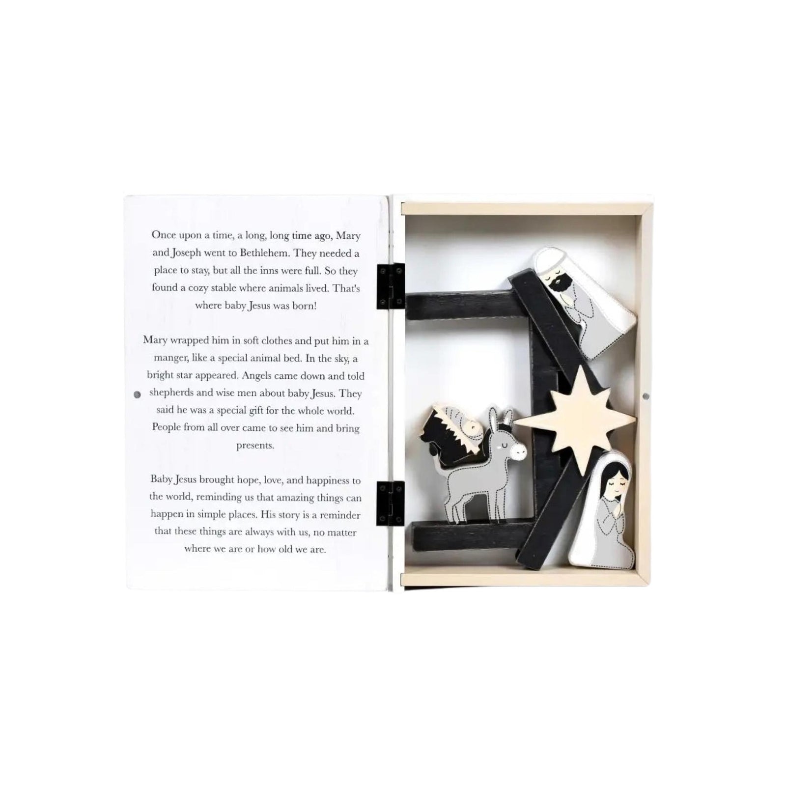 Woodland Story Book Nativity Gift Set