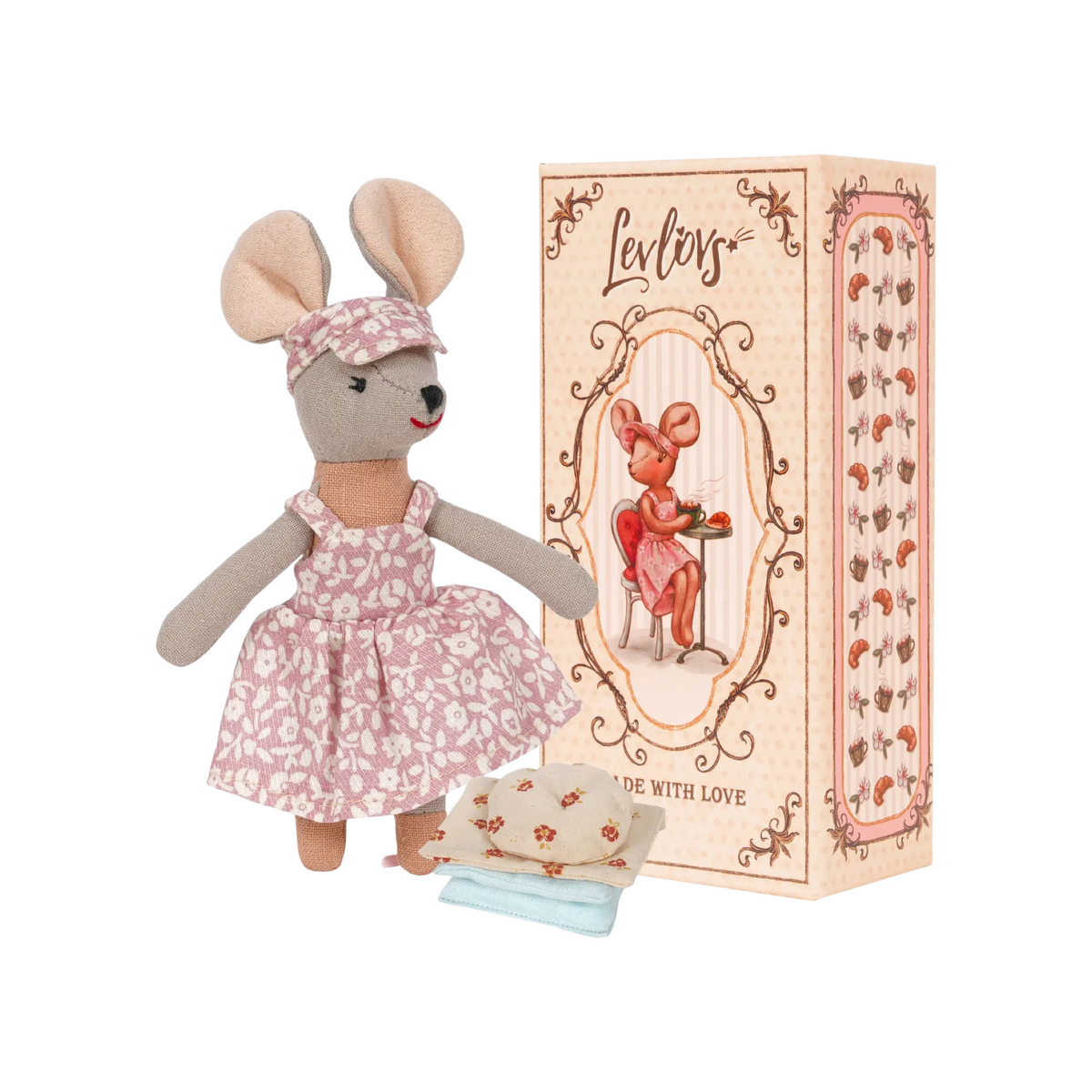 Mouse And Croissant Plush