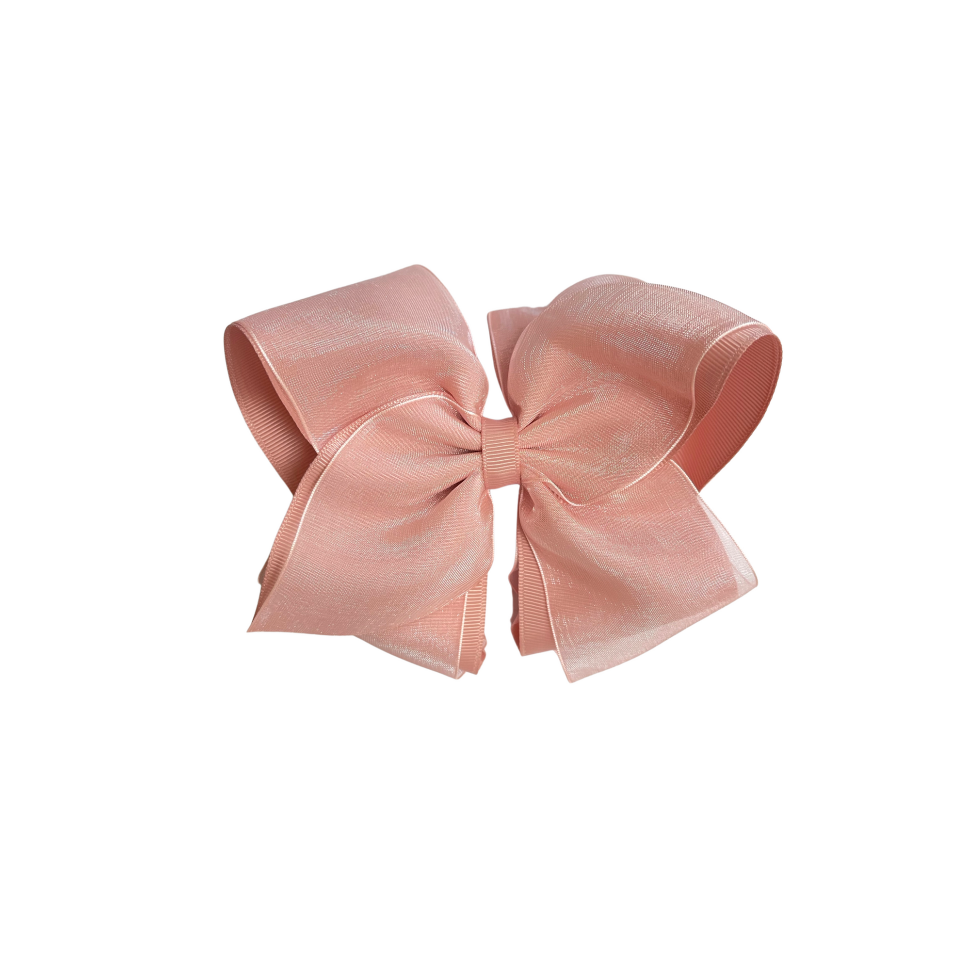 Medium Organza Grosgrain Overlay Bow