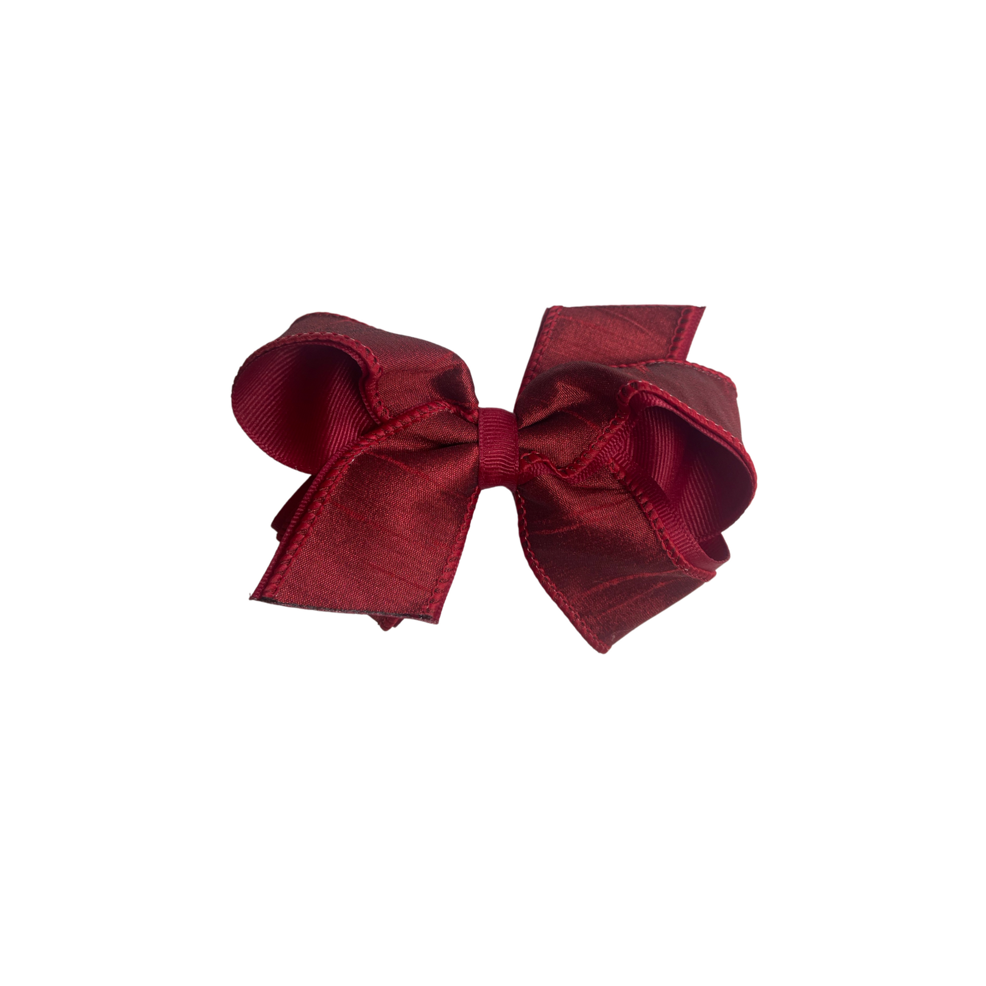 Medium Dupioni Silk Overlay Bow