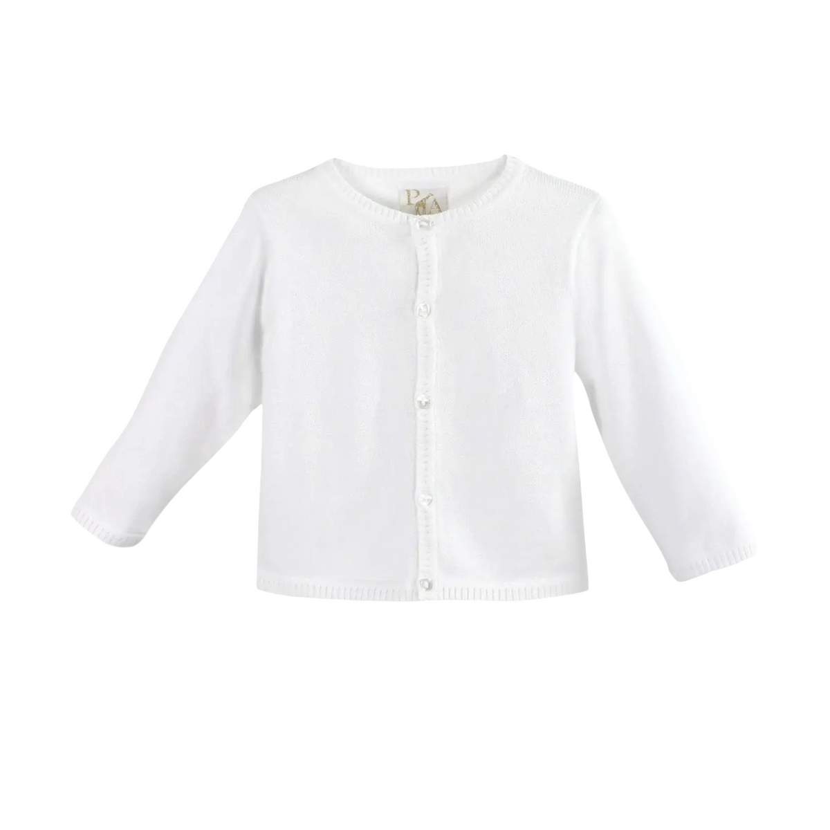 White Ladder Edge Cardigan